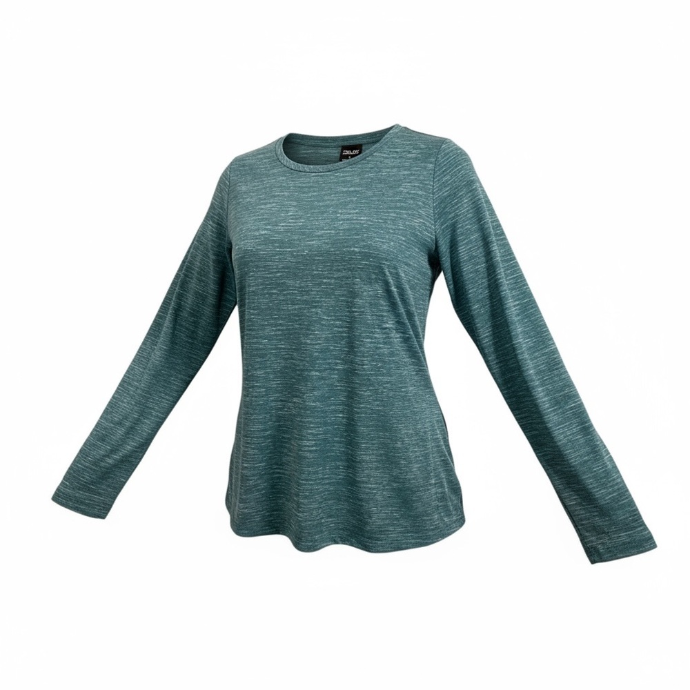 ZELOS Women's Teal Long Sleeve Tee
